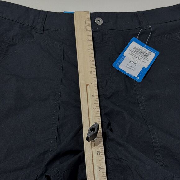 NWT $50 Columbia Women’s Black Regular Fit Shorts 5” Inseam High Waist Size 12 - Picture 9 of 10